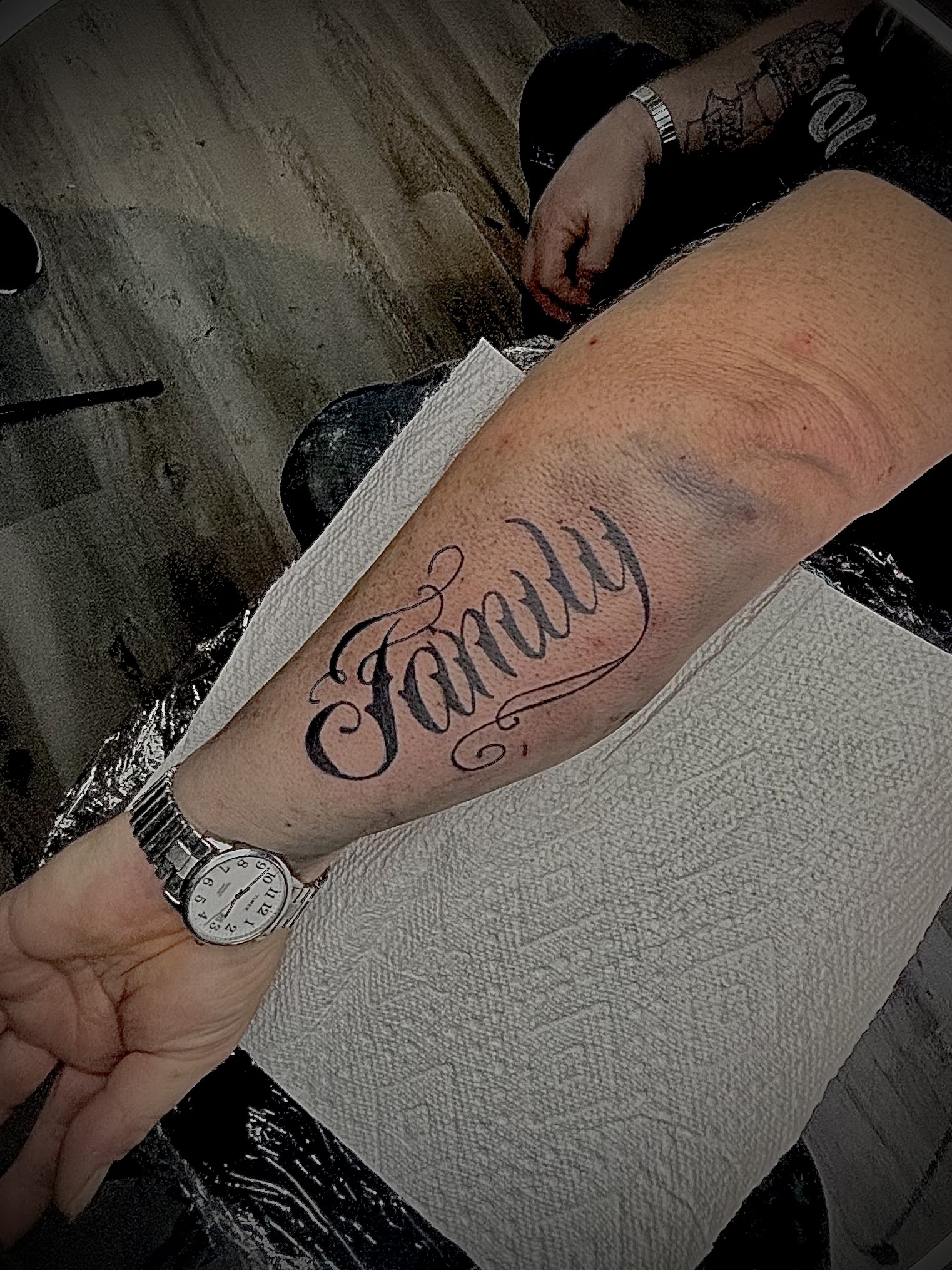 Line work tattoo 1